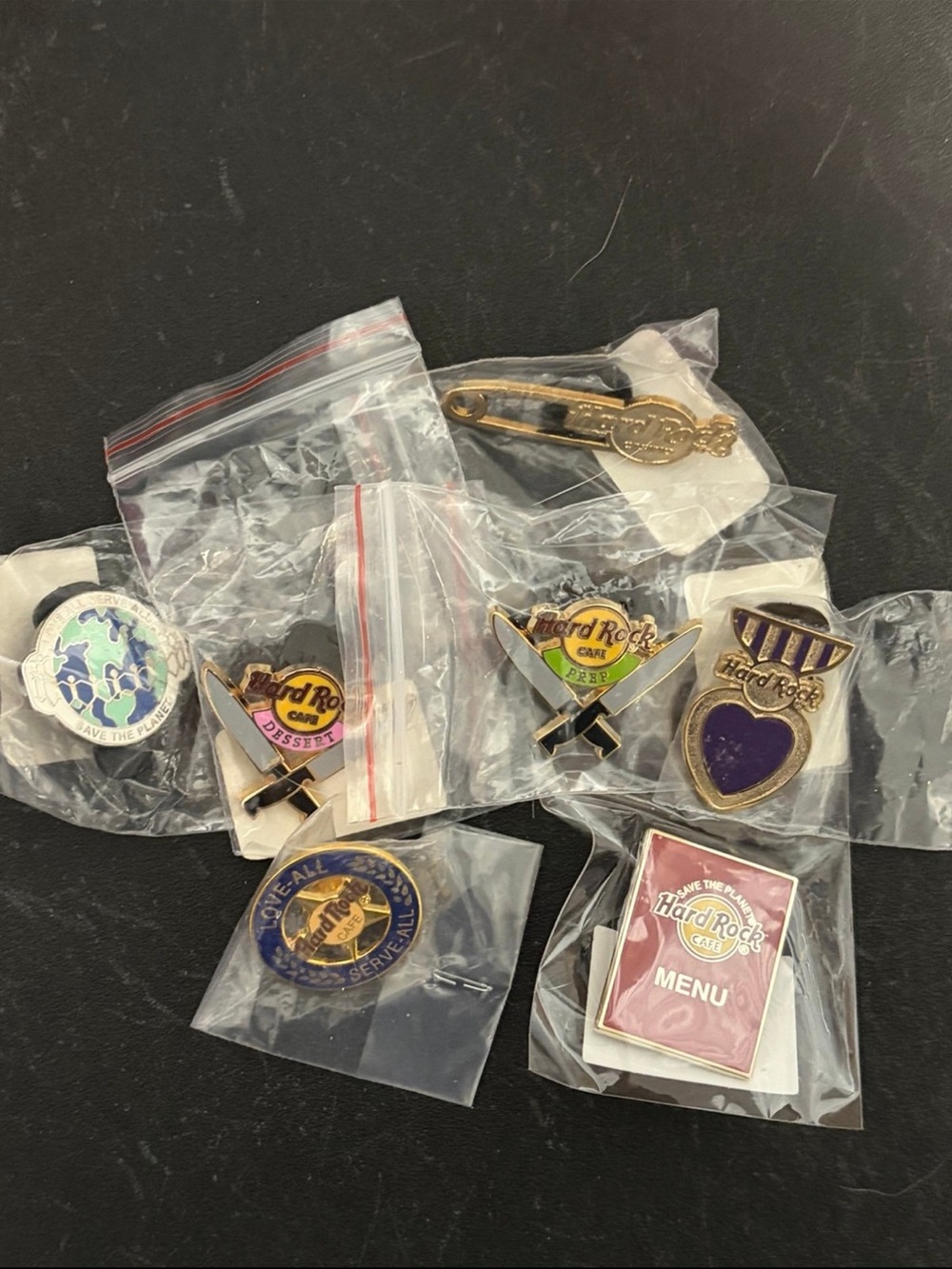 Hard Rock Cafe Staff Exclusive Pin Bundle of 7